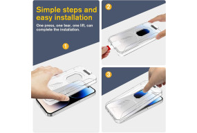 Hocents. [2+2 Pack Tempered Glass Screen Protector Compatible with iPhone 14 Pro Max (6.7 inch, 2022) with Camera Lens Protector, [Case Friendly] [Auto-Alignment Tool] [EZ Kit] [9H Hardness]