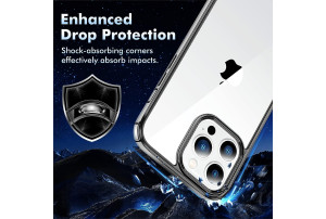 MMY [4 in 1 Case for iPhone 14 Pro Max Case, with 3 Pack Tempered Glass Screen Protector [Non-Yellowing ] [Military Grade Protection] Shockproof Slim Thin 6.7 Inch, Black