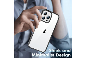 MMY [4 in 1 Case for iPhone 14 Pro Max Case, with 3 Pack Tempered Glass Screen Protector [Non-Yellowing ] [Military Grade Protection] Shockproof Slim Thin 6.7 Inch, Black