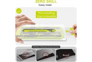 WSKEN for iPhone 14 Pro Max Screen Protector (6.7 inch),[Auto-Dust Removal] Full Coverage Screen 2.5D Edge 10s HD Tempered Glass Film with Dust Clean Installing House 2022 5G - 2 Pack