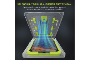 WSKEN for iPhone 14 Pro Max Screen Protector (6.7 inch),[Auto-Dust Removal] Full Coverage Screen 2.5D Edge 10s HD Tempered Glass Film with Dust Clean Installing House 2022 5G - 2 Pack