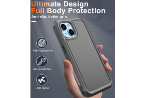 ibelief Designed for iPhone 14 Case, MIL-Grade Drop Tested Phone Case for iPhone 14 6.1'' (Black) ibelief Designed for iPhone 14 Case, MIL-Grade Drop Tested Phone Case for iPhone 14 6.1'' (Black)