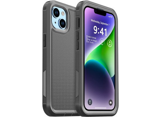 ibelief Designed for iPhone 14 Case, MIL-Grade Drop Tested Phone Case for iPhone 14 6.1'' (Black)
