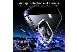 Humixx [5 in 1] for iPhone 14 Pro Case, with 2X Screen Protector + 2X Lens Protector, [20x Anti-Yellowing][12 FT Drop Protection] Clear Shockproof Protective Case for iPhone 14 Pro 6.1 inch