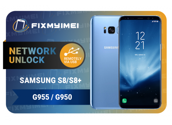 S8 S8+ G955 G950 Samsung Instant USB Carrier Unlock